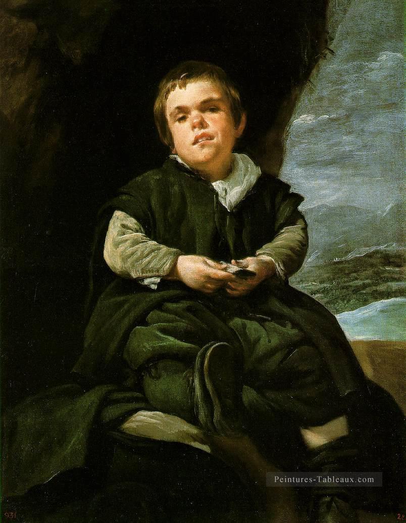 Le portrait nain Francisco Lezcano Diego Velázquez Peintures à l'huile